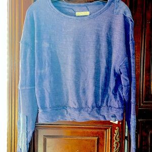 NWT We The Free purple Distressed Sweatshirt
